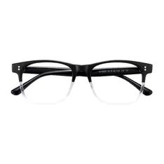 Square Black/Clear Eyeglasses