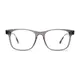 Rectangle Gray/Tortoiseshell Eyeglasses