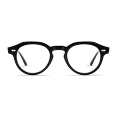 Oval Black Eyeglasses