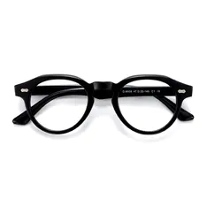Oval Black Eyeglasses