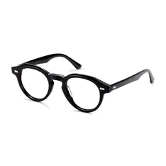 Oval Black Eyeglasses