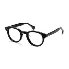 Oval Black Eyeglasses