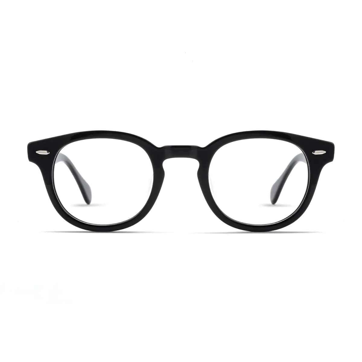 Oval Black Eyeglasses