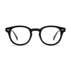 Oval Black Eyeglasses