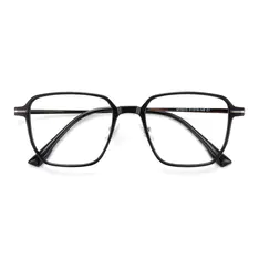 Square Black Eyeglasses