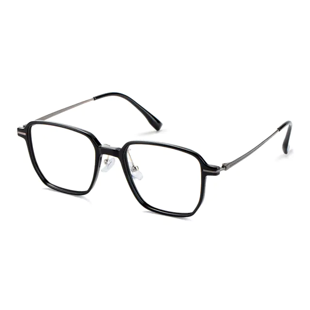 Square Black Eyeglasses