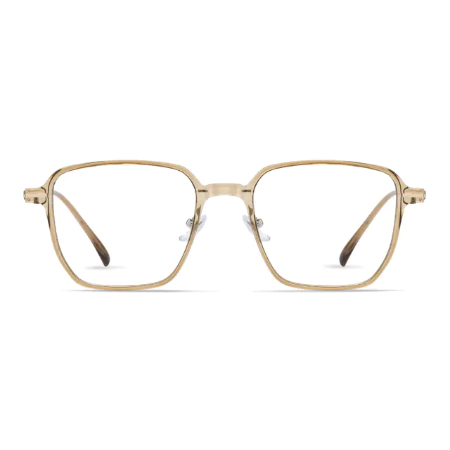 Square Brown Eyeglasses
