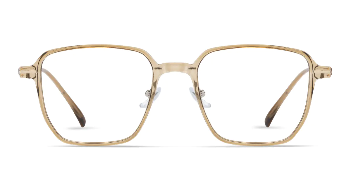 Square Brown Eyeglasses