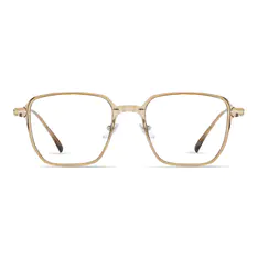 Square Brown Eyeglasses