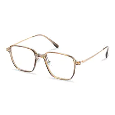 Square Brown Eyeglasses