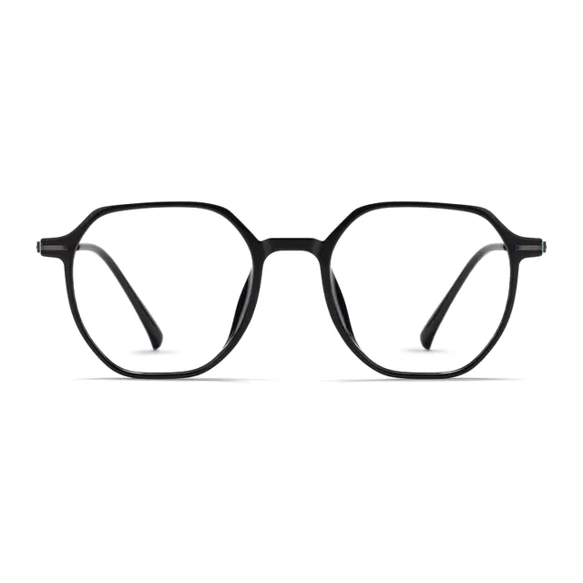 Square Black Eyeglasses