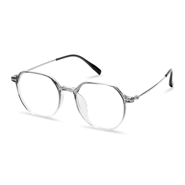 Square Gradient Gray Eyeglasses