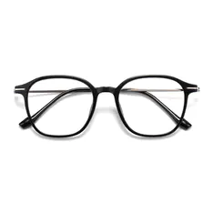 Square Black Eyeglasses