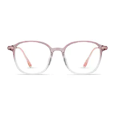 Square Gradient Pink Eyeglasses