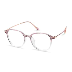 Square Gradient Pink Eyeglasses