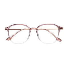 Square Gradient Pink Eyeglasses
