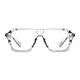 Aviator Transparent Gray Eyeglasses