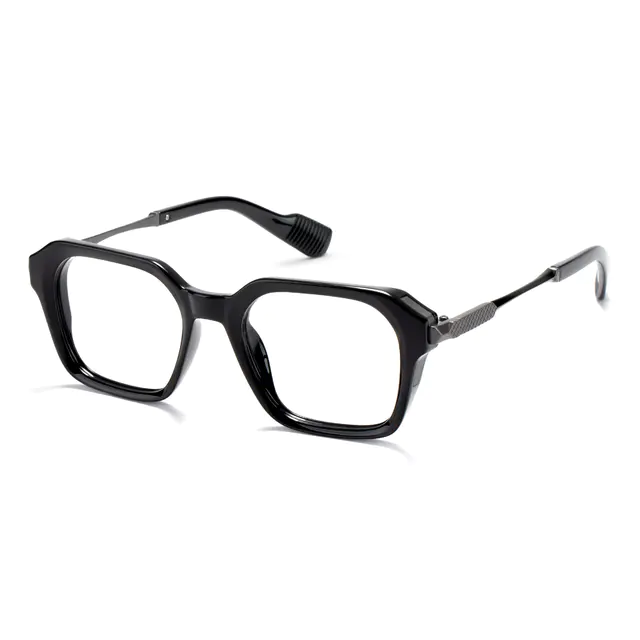 Square Black Eyeglasses