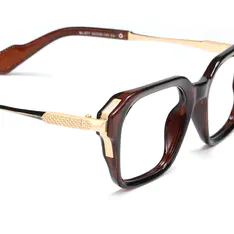 Square Brown Eyeglasses