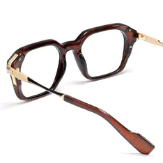 Square Brown Eyeglasses