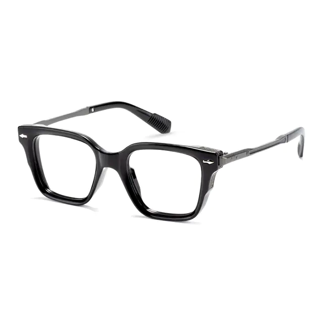 Square Black Eyeglasses