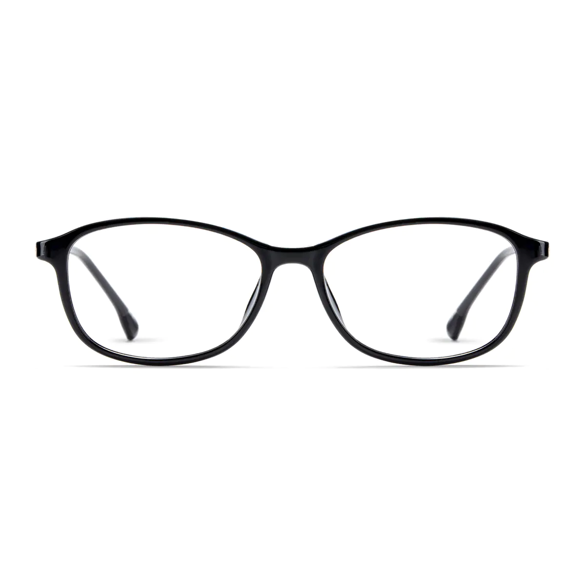 Oval Black Eyeglasses