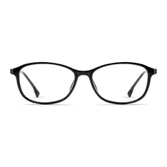 Oval Black Eyeglasses