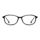 Oval Black Eyeglasses