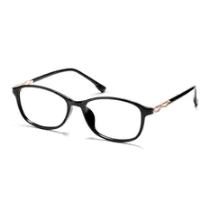 Oval Black Eyeglasses