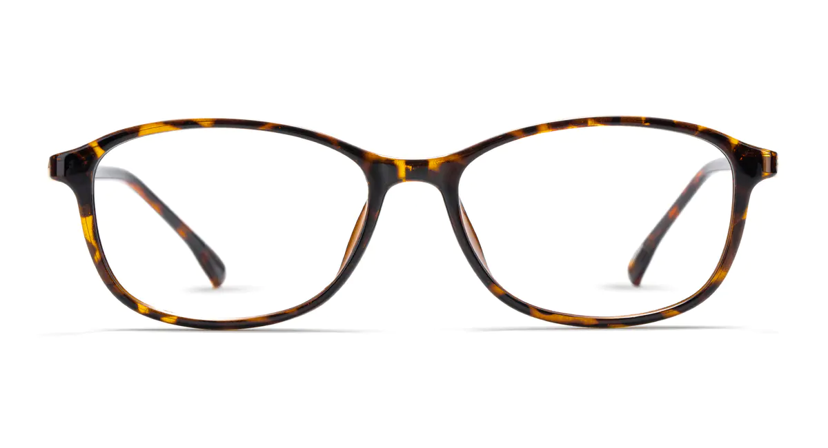 Oval Tortoiseshell Eyeglasses