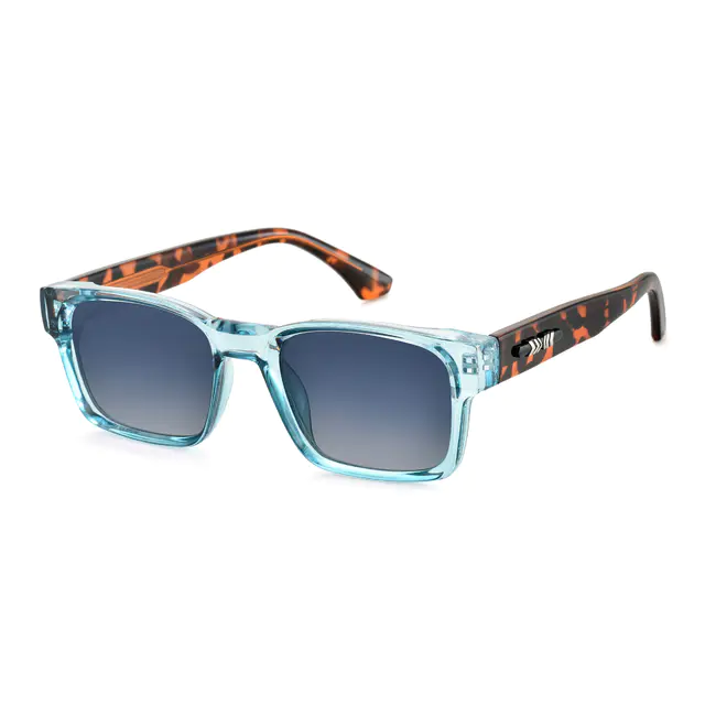 Square Blue/Tortoiseshell Sunglasses