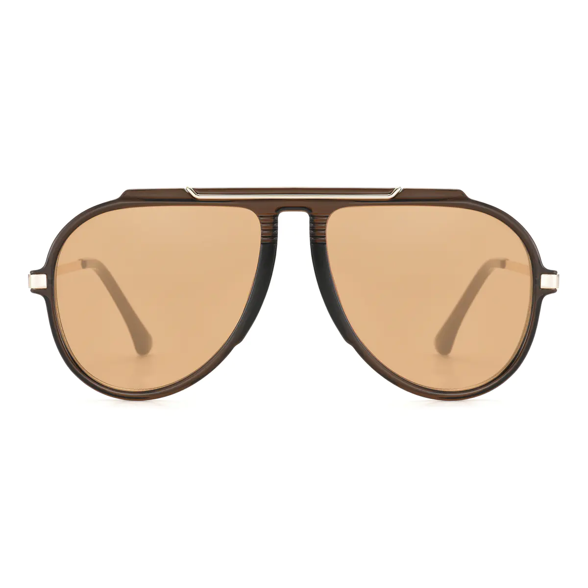 Aviator Brown Sunglasses