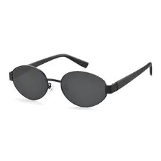 Oval Black Sunglasses