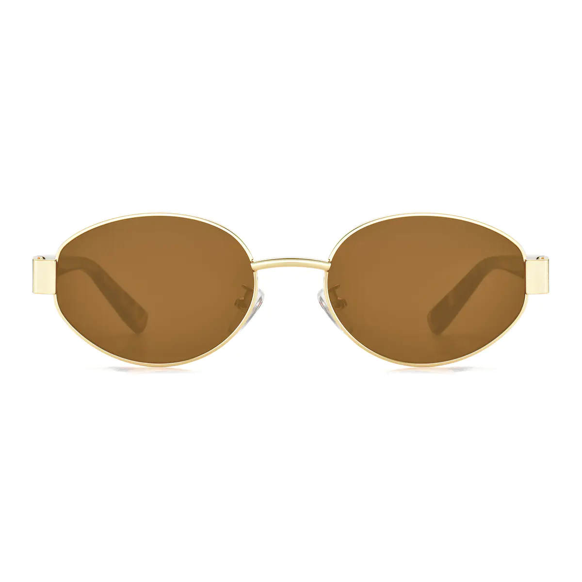 Oval Gold/Tortoiseshell Sunglasses