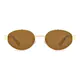 Oval Gold/Tortoiseshell Sunglasses