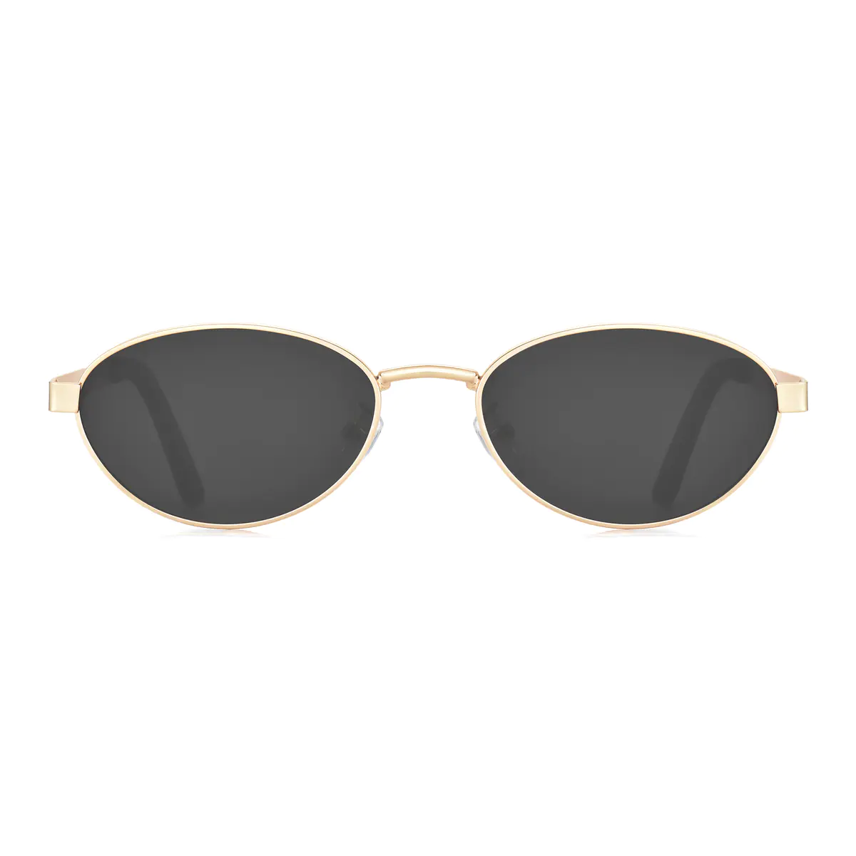 Oval Gold Sunglasses