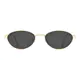 Oval Gold Sunglasses