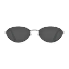 Oval Silver Sunglasses