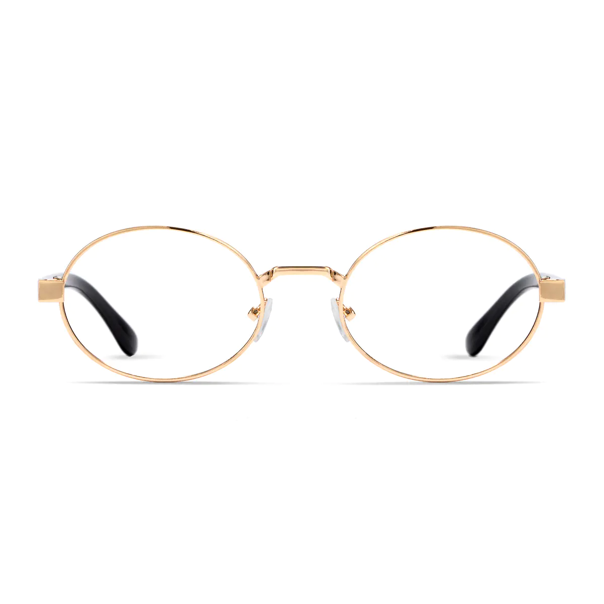 Oval Gold Eyeglasses