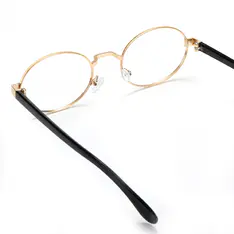 Oval Gold Eyeglasses