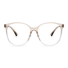 Square Gradient Amber Eyeglasses