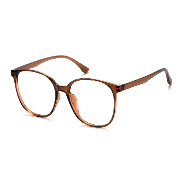 Square Brown Eyeglasses