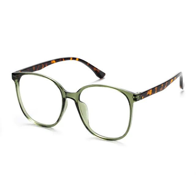Square Green/Tortoiseshell Eyeglasses