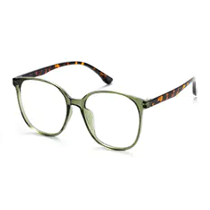 Square Green/Tortoiseshell Eyeglasses