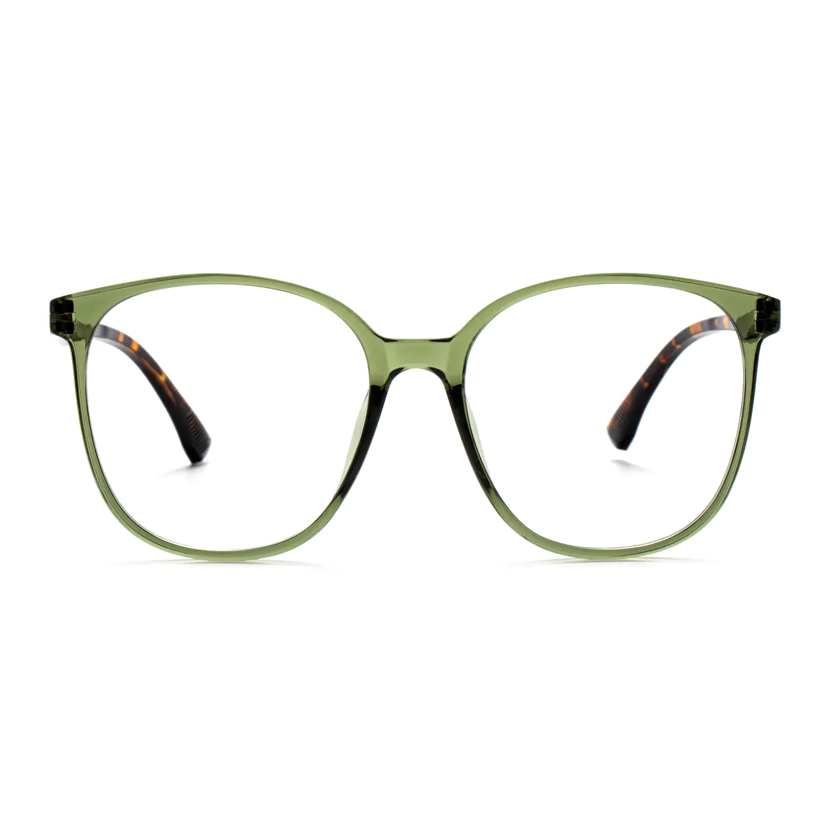 Square Green/Tortoiseshell Eyeglasses