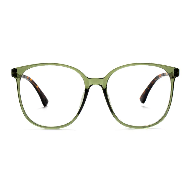 Square Green/Tortoiseshell Eyeglasses