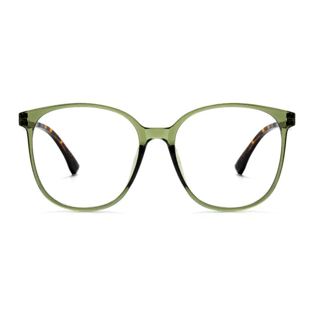 Square Green/Tortoiseshell Eyeglasses