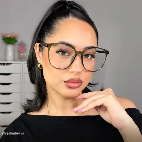 Square Green/Tortoiseshell Eyeglasses
