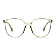 Square Transparent Green Eyeglasses