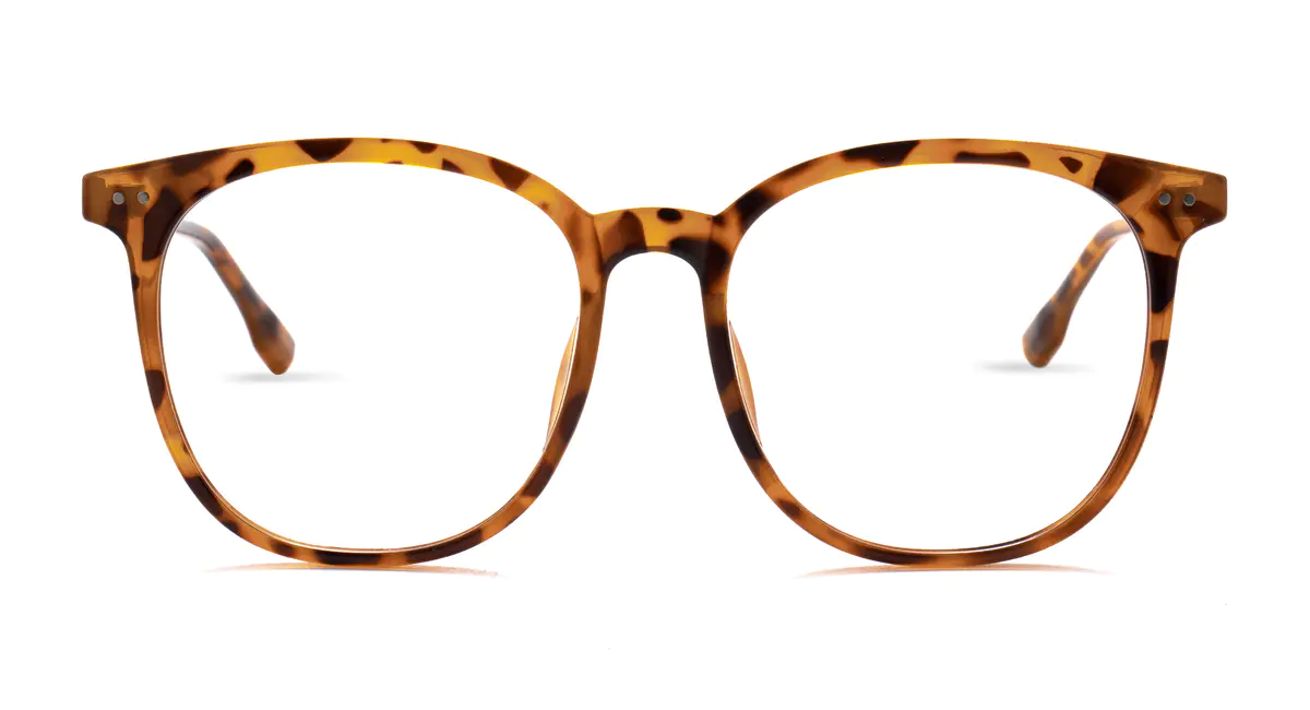 Square Tortoiseshell Eyeglasses